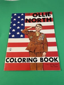 The Ollie North Coloring Book by Mort Drucker & Paul Laikan 1987 Politics - Picture 1 of 5