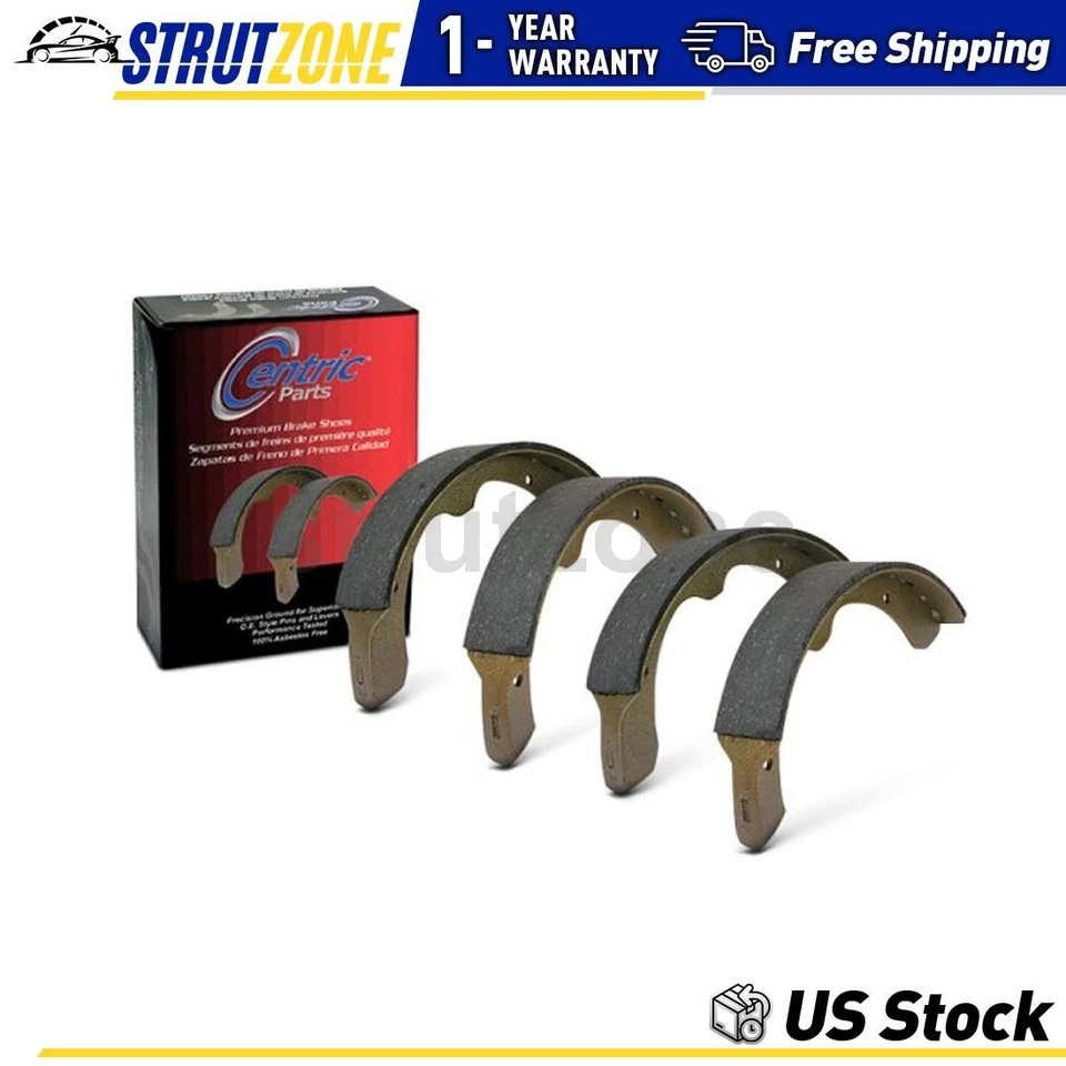 1x Zapata de freno de tambor trasero piezas centradas para Ford Aerostar 1986-1989 Foto 1 de 3