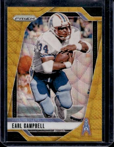 Panini Prizm 2024 - Earl Campbell #297 Gold Wave Prizm #7/10 - Imagen 1 de 2