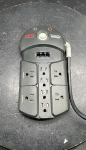 APC PH8T3 8-Outlet Power Strip Surge Protector Desktop Rackmount Unit - Picture 1 of 6