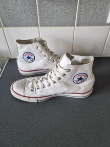 UNISEX BLANCO CONVERSE ALL STAR HI TOPS TALLA 11 - Imagen 1 de 6
