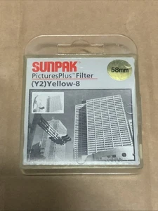 NEW Sunpak Lens Filter 67mm,55mm,52mm,58mm,49mm,Y2,F-DL,80A,81A,P01 - Picture 1 of 2