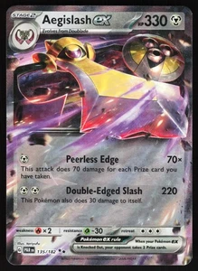 Aegislash ex 135/182 Pokemon SV04: Paradox Rift Double Rare NM - Picture 1 of 2