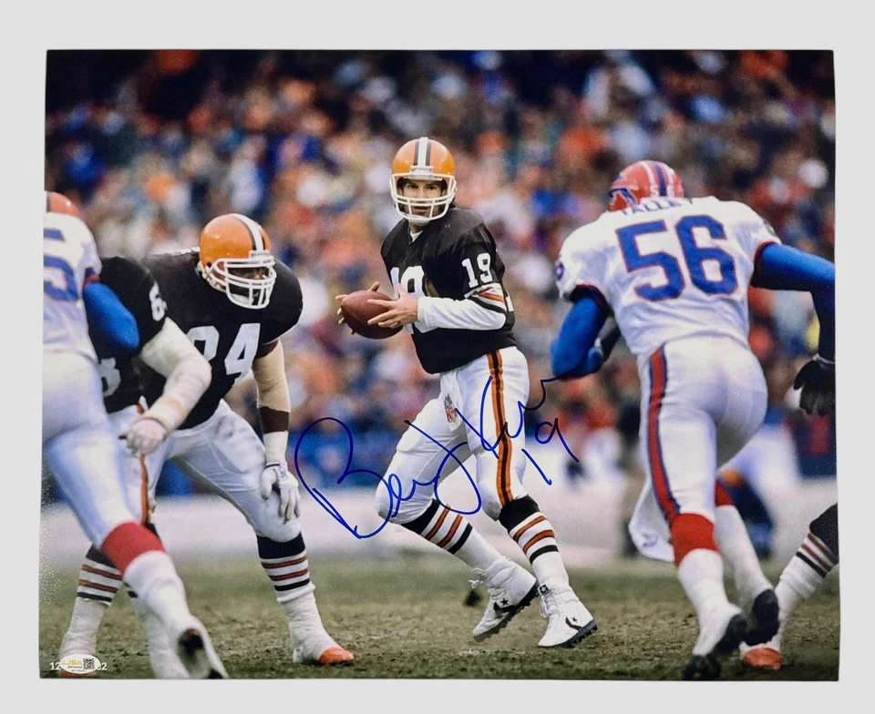 FOTO 16x20 firmada por Bernie Kosar automática de los Cleveland Browns con JSA Foto 1 de 1