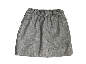 Falda J Crew Mezcla de Lana Cintura Elástica Bolsa de Papel Cintura Talla 6 - Imagen 1 de 5