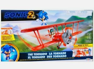 Sonic the Hedgehog Movie 2 Action Figure The Tornado Biplane Playset Toy NEW