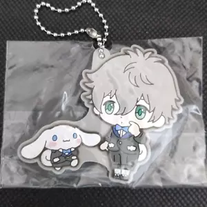 Nagi Seishiro Cinnamoroll Blue Lock x Sanrio Collab Rubber Keychain Japan - Picture 1 of 4