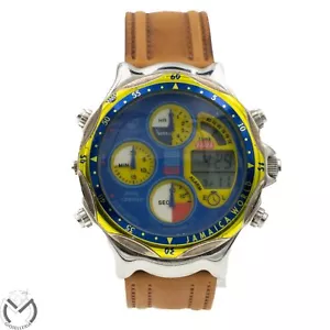 Pryngeps Jamaica World CR790M Quartz Steel Men's Multifunction Watch - Sc... - Picture 1 of 7
