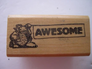 Toller Drache furchtloses Design montiert Gummistempel  - Bild 1 von 2