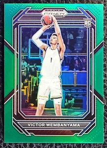 🔥2023-24 PRIZM DRAFT PICKS VICTOR WENBANYAMA GREEN PRIZM RC #2 MINT CENTERED - Picture 1 of 6