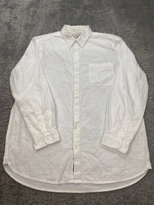 Territory Ahead Shirt Mens 2XLT Tall White Textured Career Button Up Camp Safari - Picture 1 of 8