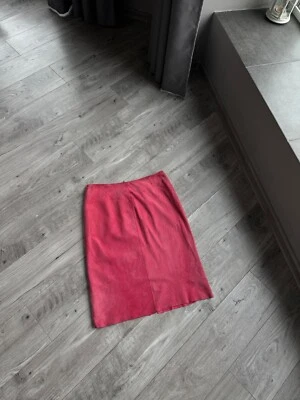 Dolce Gabbana редкая розовая кожа midi женщин карандаш юбка размер: 26 - Изображение 1 из 4