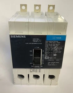 NGB3B025 Siemens 25 Amp 600V 3 Pole Bolt On Circuit Breaker New - Picture 1 of 2