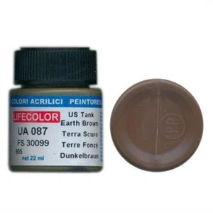 Lifecolor LC-UA-087 US Tank Earth Brown FS30099 - Foto 1 di 2