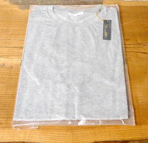 Original favorites Mens Grey American Grown 100 % Supima Cotton T Shirt NWT - Foto 1 di 2
