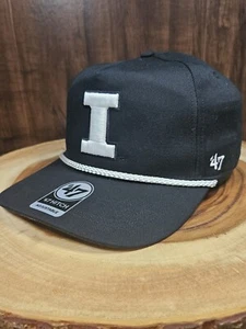 Cappello Berretto Regolabile Illinois Fighting Illini 47 Marca Golfista Corda SnapBack NCAA - Foto 1 di 10