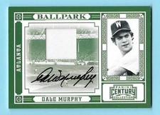 2010 Panini Century Ballpark Dale Murphy Game Jersey Autograph 4/10  Braves