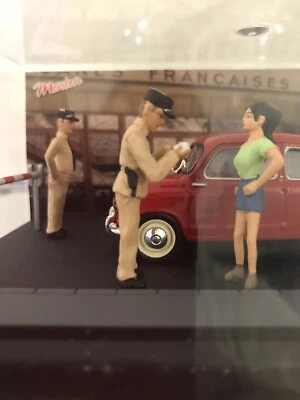 ALTAYA 1/43 DIORAMA LA ROUTE BLEUE RN7 - FiAT 600 - LA DOUANE -  NEUF ET SCELLÉ - Photo 1/4