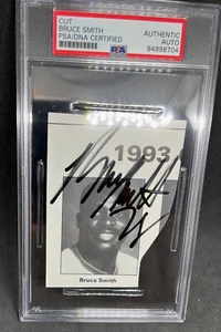1993 Dan Marino Charity Classic Bruce Smith Cut Auto Autograph PSA DNA Authentic - Bild 1 von 2