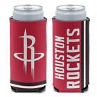 Houston Rockets 12oz Slim Can Cooler [NEW] Beer Seltzer Coozie Claw Holder