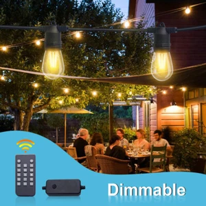 10M-60M Dimmable Led Festoon Lights Outdoor Bulb String Christmas Wedding Party - Picture 1 of 23