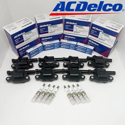 High Performance UF413 Ignition Coil+Spark Plug+Wire For Chevy GMC 5.3L 6.2L V8 - Image 1 of 4