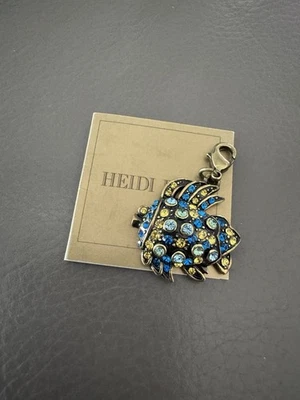 HEIDI DAUS Océano Náutico Cristal Acentuado Pulsera Pez Dije - Nuevo Foto 1 de 4