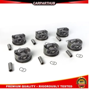 6x Piston & Ring Set For Mercedes-Benz W203 W204 W211 W212 W166 W221 2720308917 - Picture 1 of 10