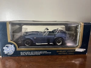 New ROAD TOUGH 1/18 Shelby Cobra 427 S/C 1964 DIECAST Model Blue #92058 - Picture 1 of 6