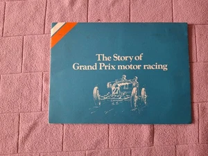 MOBIL OIL - STORY OF GRAND PRIX MOTOR RACING - SET STUCK IN ORIGINAL ALBUM GD - Picture 1 of 9