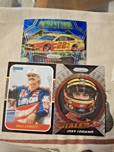 3 nascar trading cards 2 joey logano d15 & 83/ 1 dale jarrett 184 b4 - Picture 1 of 7