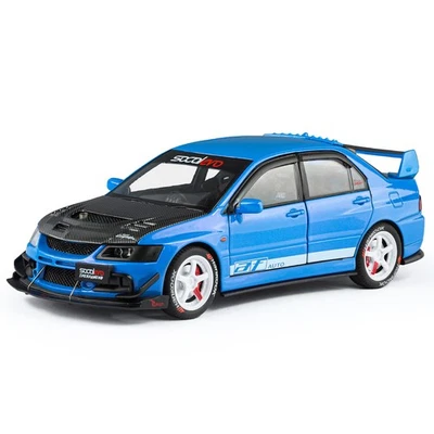 1:24 Mitsubishi Lancer EVO IX Diecast Modelo Coche Juguete Colección con Luz de Sonido Foto 1 de 4