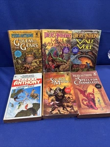 BIG Lot (6) PIERS ANTHONY Books Novel - Foto 1 di 19