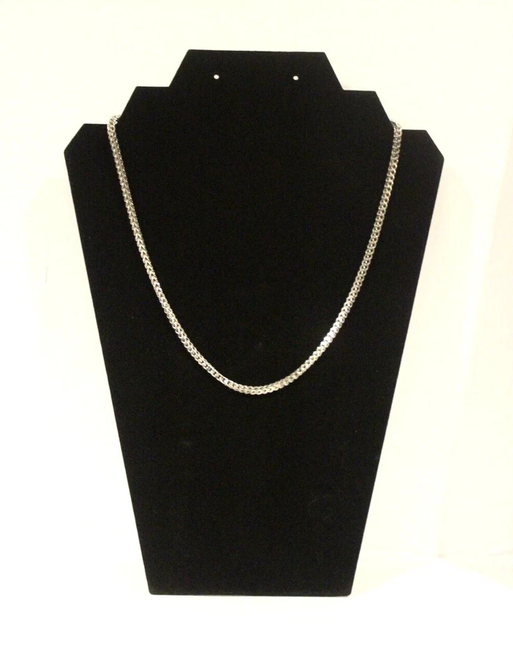 7 mm Cuban Link Chain Necklace Silver Plated SS Various Length Miami Hip Hop 7mm - Изображение 1 из 1