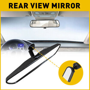 High Quality 8" Black Rear View Mirror Lens Replacement Day Night Car Interiors