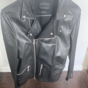all saints leather jacket Size: M