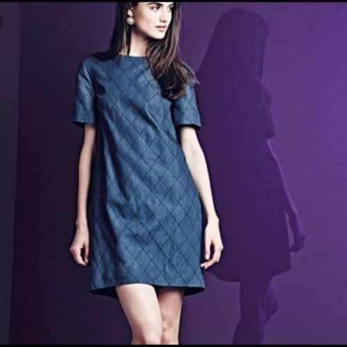 Abito Chambray trapuntato Kate Spade New York taglia 0