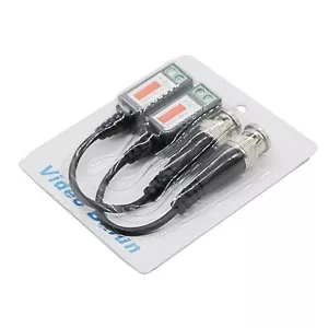 50pairs Video Balun Twisted CCTV Balun Passive Transceivers BNC Cable Adapter - Picture 1 of 10
