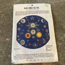 New Criswell Embroidery Here Comes The Sun PCS Pfaff Design Card Sun Moon Stars