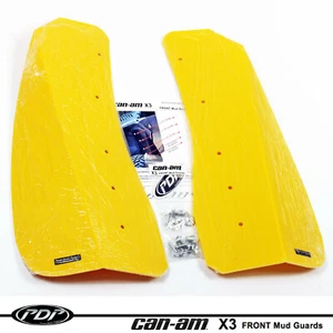 Can-Am Maverick X3 FRONT Mud Guard Fender Flares By Proven Design Products _ YEL - Picture 1 of 10