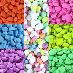 GardenersDream Fluorescent Aquatic Gravel - Decorative Aquarium Fish Tank Stones - Picture 1 of 86