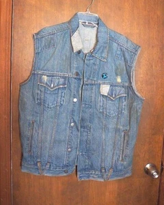"CHALECO VAQUERO ENVEJECIDO PARA HOMBRE TALLA: XL LEE ""SONIDO BWOY" - Imagen 1 de 3