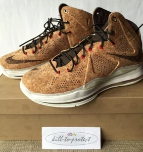 Nike Lebron x 10 EXT KORK Gr. US UK 7 8 9 10 11 12 13 braun 580890-200 NSW 2013 - Bild 1 von 12
