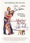Marley and me signed movie poster print