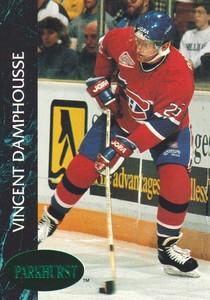 1992-93 Parkhurst Hockey Emerald Ice #86 Vincent Damphousse Montreal Canadiens