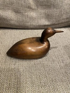Vintage handgeschnitzte Gemeine Loon Künstler Daseinsberechtigung Holz Ente Köder 1987 8 Zoll - Bild 1 von 6