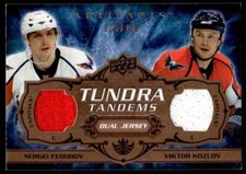 2008-09 Upper Deck Artifacts Tundra Tandems Sergei Fedorov/Viktor Kozlov /100