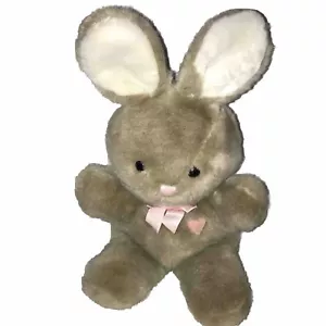 Dakin Vintage 1984 Heart Throb Bunny Plush Pink Heart 14” - Picture 1 of 8