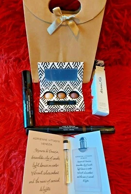 Laura Geller Gift Set: Mascara, Eyeshadow Trio, Eyeliner Duo~New in a bag