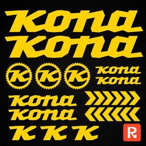 Calcomanías de bicicleta de montaña Kona marco pegatinas horquilla bmx mtb adhesivo vinilo ORACAL - Imagen 1 de 9